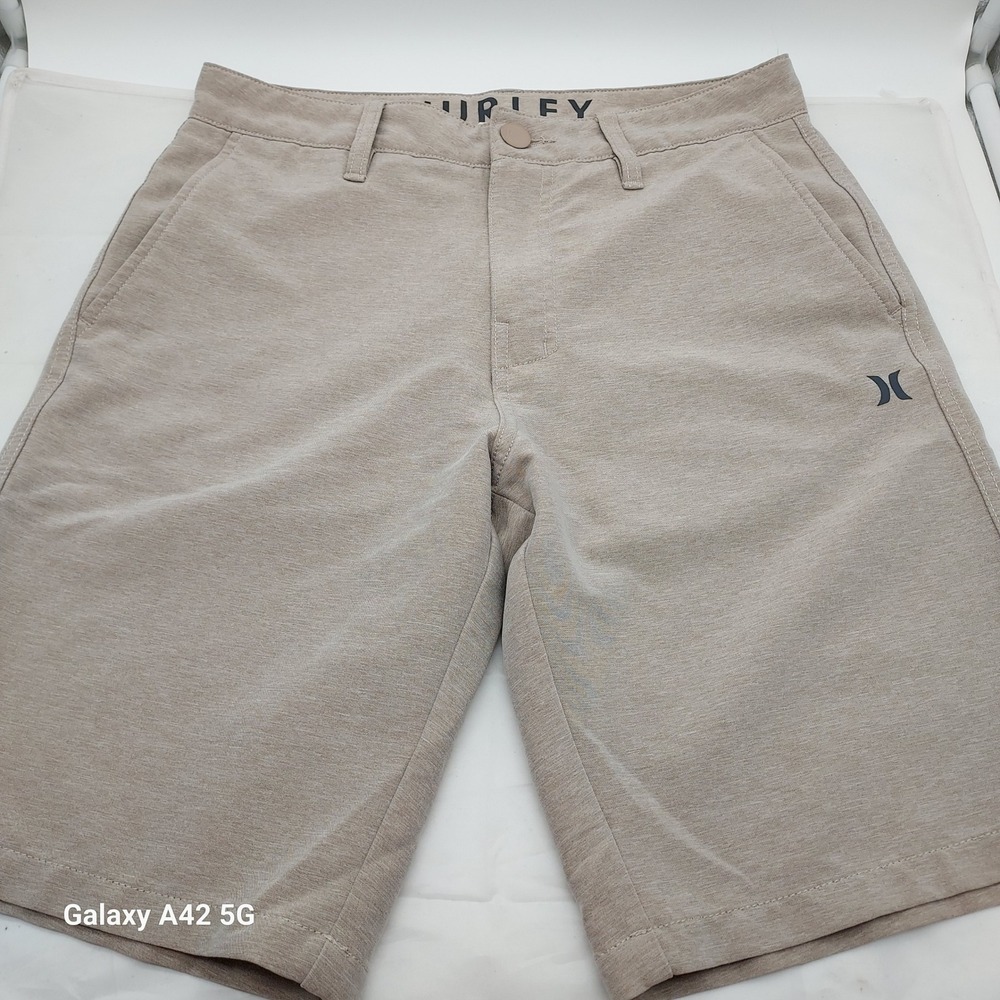 Hurley Mens Hybrid Shorts Tan Khaki Heather Size 28 HSP22SMB-03788